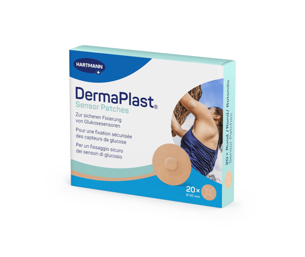 DermaPlast Sensor Patch beige, 21mm