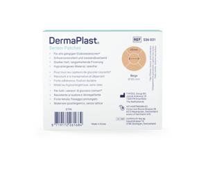DermaPlast Sensor Patch beige, 29mm