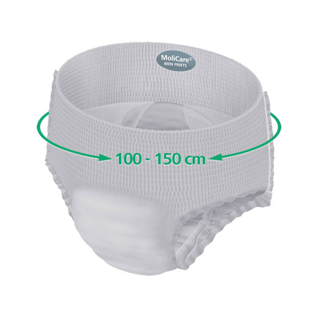 MoliCare® MEN PANTS 5 Pants d'Incontinence L (tour de hanches 100-150 cm)