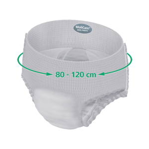 MoliCare® MEN PANTS 5 Pants d'Incontinence M (tour de hanches 80-120 cm)
