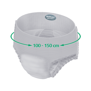 MoliCare® MEN PANTS 7 Mutandine per incontinenza L (circonferenza dell'anca 100-150 cm)