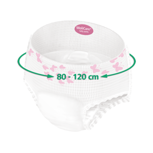 MoliCare® lady pants 5 Pants d'Incontinence M (tour de hanches 80-120 cm)