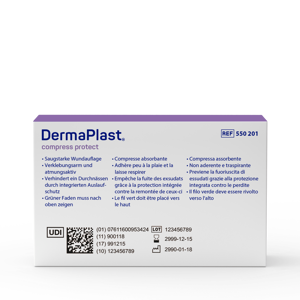 DermaPlast® Compress Protect Compressa per ferite multistrato 5 x 7,5 cm