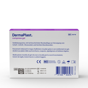 DermaPlast® Compress Gel Compressa per ferite rivestita 5 x 7.5 cm