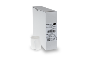 DermaPlast® Stretch elastische Binde offen in Faltschachtel, weiss 4 m x 4 cm