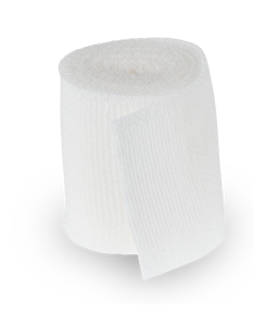 DermaPlast® Stretch elastische Binde offen in Faltschachtel, weiss 4 m x 4 cm