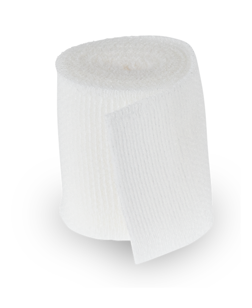 DermaPlast® Stretch Bande élastique en vrac, blanches, en boîte économique 4 m x 4 cm